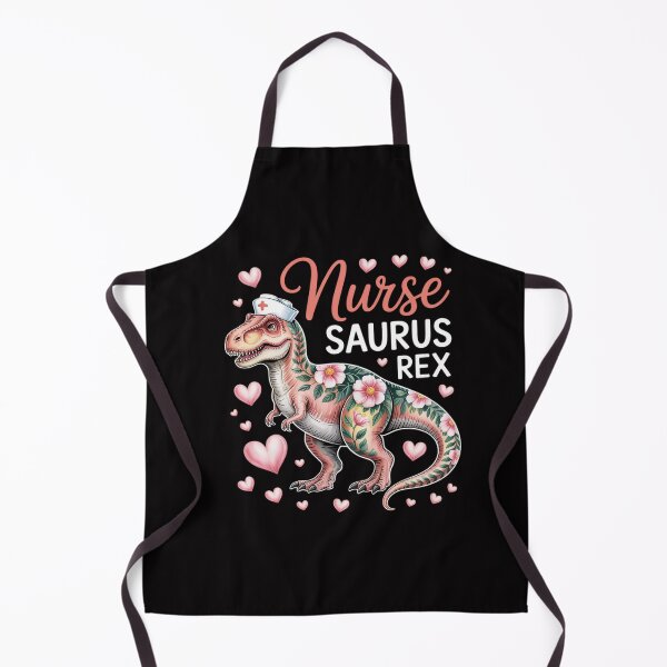 Item preview, Dinosaur Scrub Nurse Life RN Nursing LPN Floral Mother designed and sold by GalaFunny.