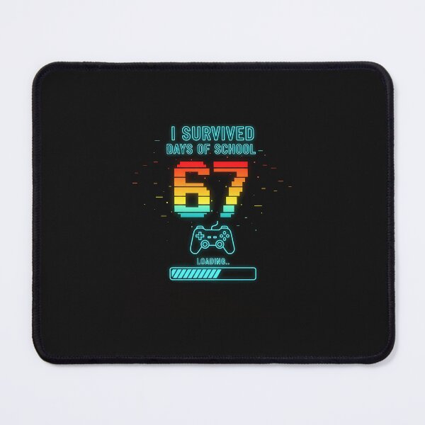 Item preview, I Survived 67 Days Of School Funny Teachers Students Retro designed and sold by cawtoon.