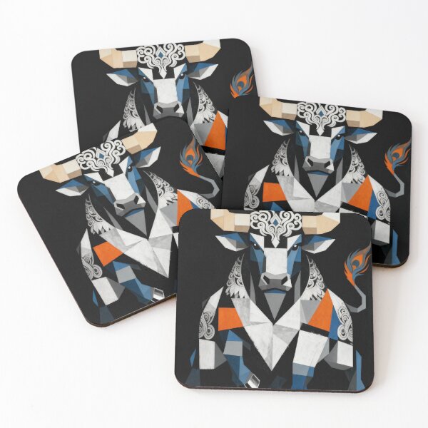 Item preview, Azure Guardian Beast - Abstract Chromatic Phantom #93 designed and sold by Simple Life & KAMOCHI.