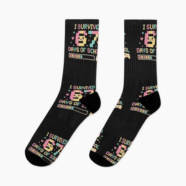 Item preview, I Survived 67 Days Of School Funny Teachers Students Retro designed and sold by cawtoon.