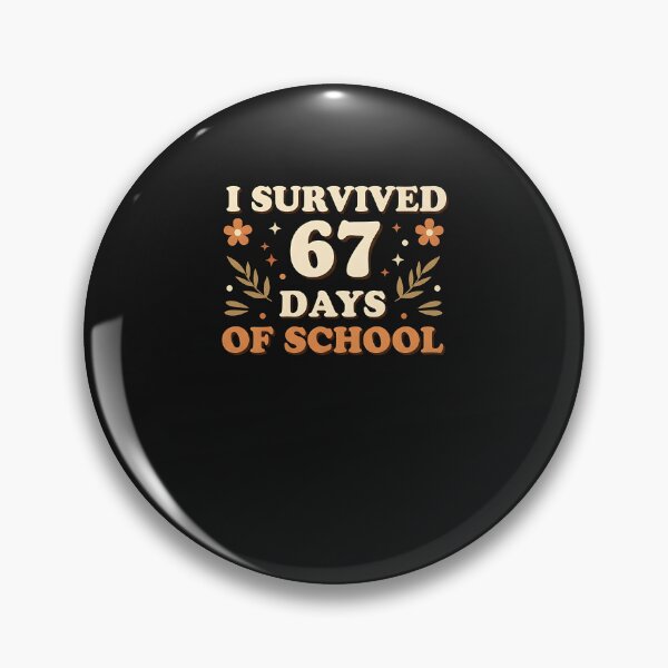 Item preview, I Survived 67 Days Of School Funny Teachers Students Retro  designed and sold by cawtoon.