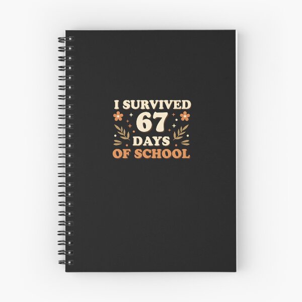 Item preview, I Survived 67 Days Of School Funny Teachers Students Retro  designed and sold by cawtoon.