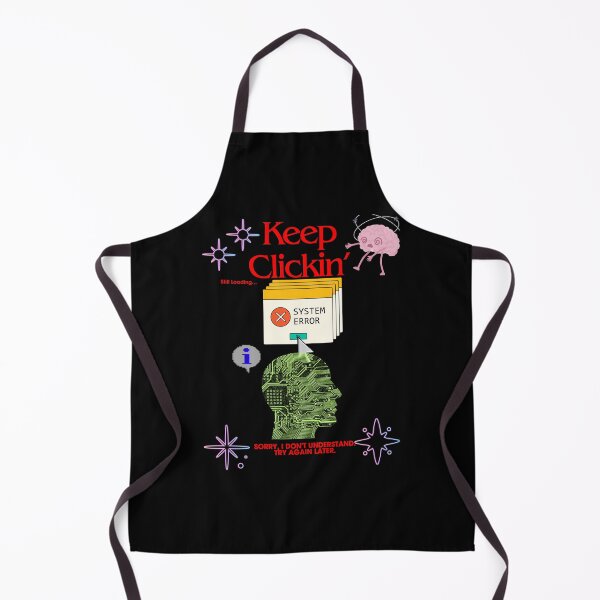 Item preview,  "Keep Clickin'" Still Loading System Error Art Green  designed and sold by MusikalTales.