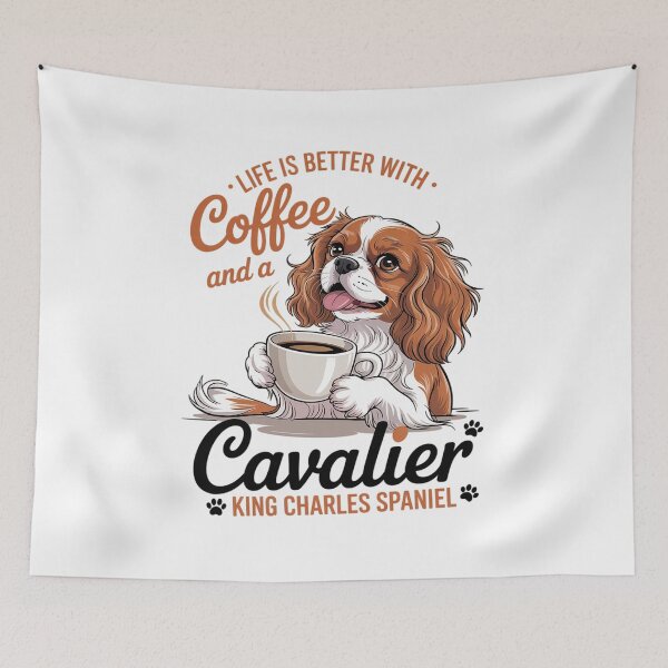 Item preview, Cavalier King Charles Spaniel Dog Breed Life is Better with designed and sold by GalaFunny.