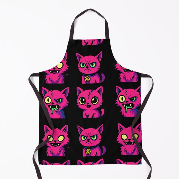 Item preview, Creepy Core Hot Pink Cat Monsters designed and sold by SpokeBender.