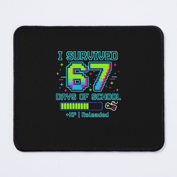 Item preview, I Survived 67 Days Of School Funny Teachers Students Retro designed and sold by cawtoon.