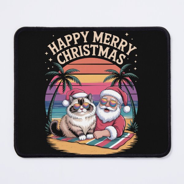 Item preview, Ragdoll cat merry Christmas Santa rich designed and sold by kaka8888.