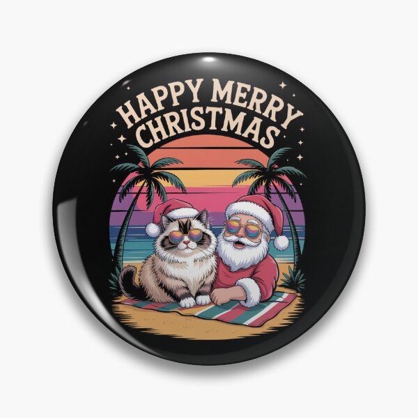 Item preview, Ragdoll cat merry Christmas Santa rich designed and sold by kaka8888.