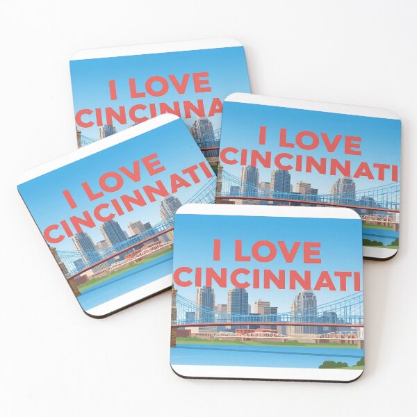 Item preview, I LOVE CINCINNATI Design designed and sold by VerizalShop.