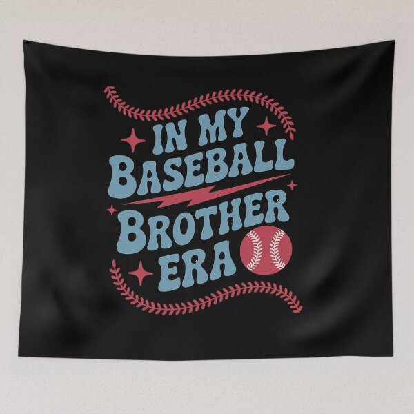 Item preview, In My Baseball Brother Era Groovy Baseball Family Matching designed and sold by TiredPack.