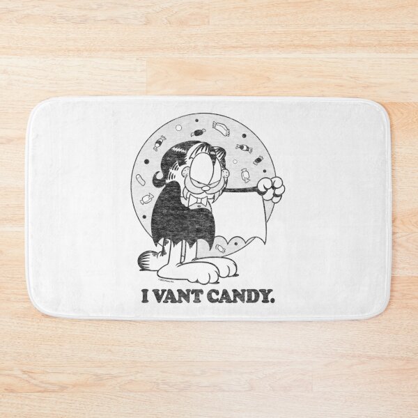 Item preview, Garfield Vampire Candy Humor Retro Halloween Design designed and sold by Yareli Jonathon.