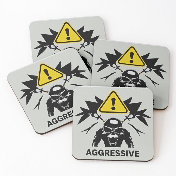 Item preview, Warning: Aggressive Mode designed and sold by PeodeesCrazy.