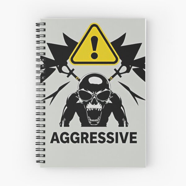 Item preview, Warning: Aggressive Mode designed and sold by PeodeesCrazy.