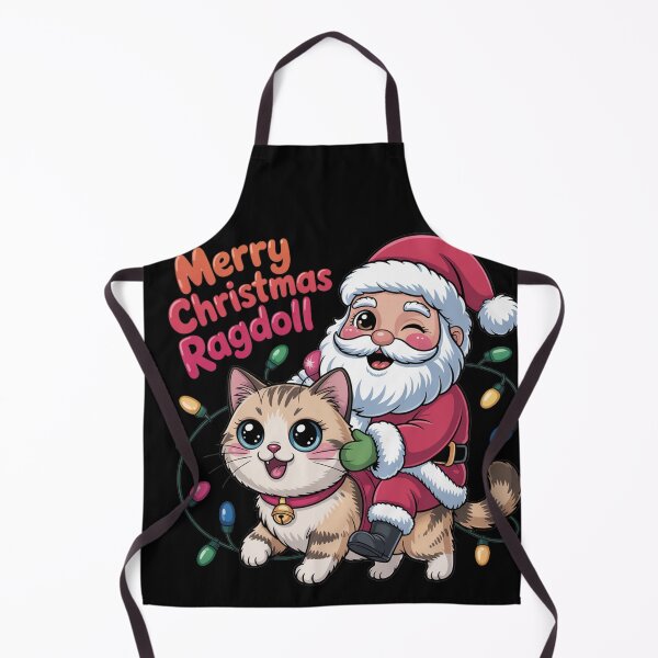 Item preview, Ragdoll cat merry Christmas Santa rich designed and sold by kaka8888.
