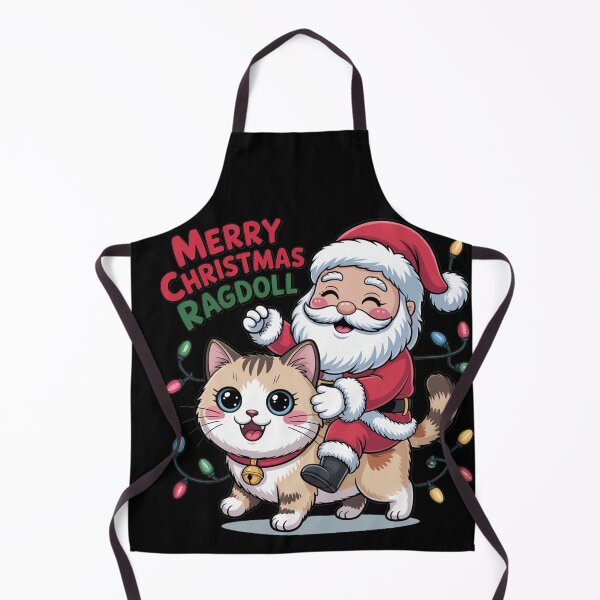 Item preview, Ragdoll cat merry Christmas Santa rich designed and sold by kaka8888.