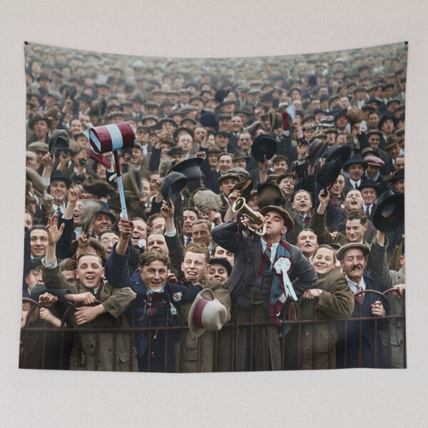 Item preview, Football fans in the East End of London designed and sold by AndythephotoDr.