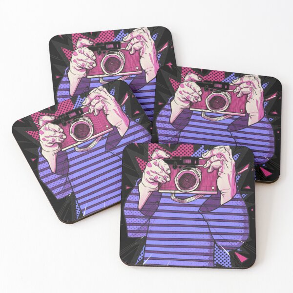 Item preview, Pop Photographer with Vintage Camera designed and sold by Sauartsy.