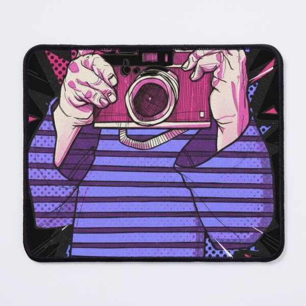 Item preview, Pop Photographer with Vintage Camera designed and sold by Sauartsy.