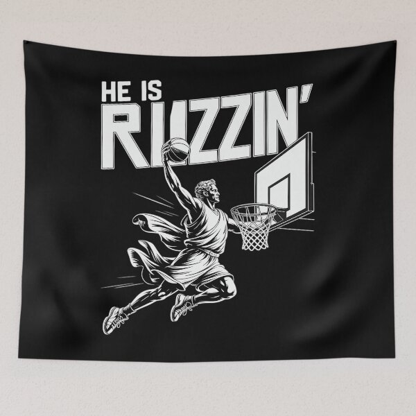 Item preview, He Is Rizzin Funny Jesus Basketball Meme Easter Christian designed and sold by DentistLegal.