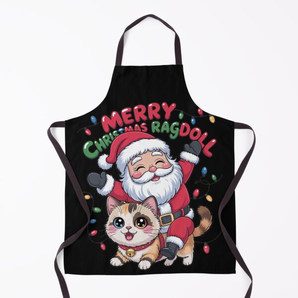 Item preview, Ragdoll cat merry Christmas Santa rich designed and sold by kaka8888.