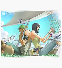 ZORO X ROBIN Poster