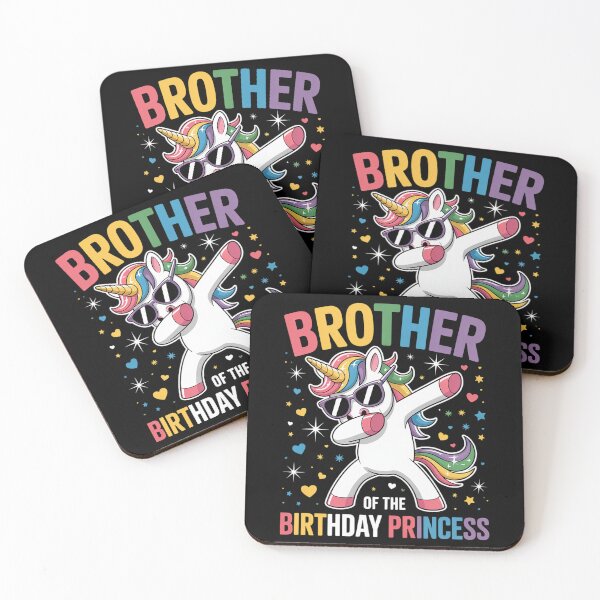 Item preview, Brother of the Birthday Princess Girl Dabbing Unicorn designed and sold by milanforbes.