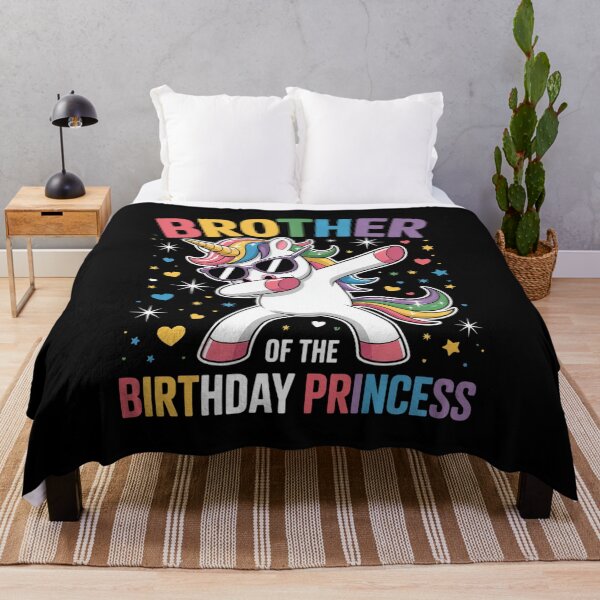 Item preview, Brother of the Birthday Princess Girl Dabbing Unicorn designed and sold by milanforbes.