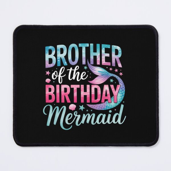 Item preview, Brother Of The Birthday Mermaid Girl Bday Party Squad Family designed and sold by estellaken.