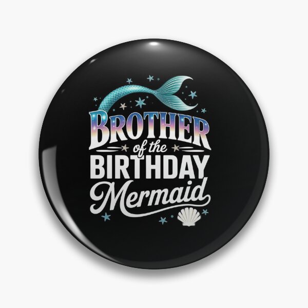 Item preview, Brother Of The Birthday Mermaid Family Matching Party Squad designed and sold by TiredPack.