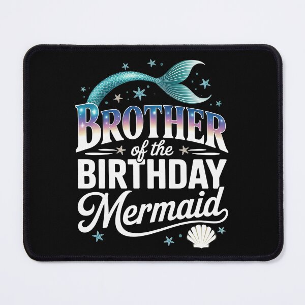 Item preview, Brother Of The Birthday Mermaid Family Matching Party Squad designed and sold by TiredPack.