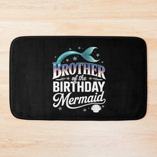Item preview, Brother Of The Birthday Mermaid Family Matching Party Squad designed and sold by TiredPack.