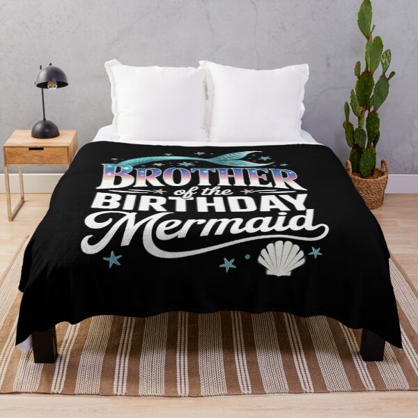 Item preview, Brother Of The Birthday Mermaid Family Matching Party Squad designed and sold by TiredPack.
