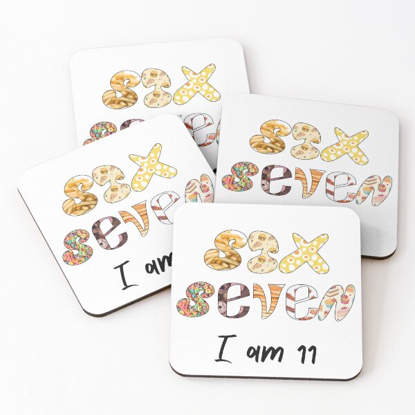 Item preview, Six Seven. I am 11. Fast Food Funny Design designed and sold by SofikoDesigns.