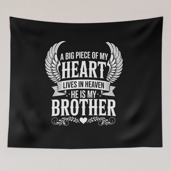 Item preview, Brother My Angel shirt in memory of brother In Heaven designed and sold by TiredPack.