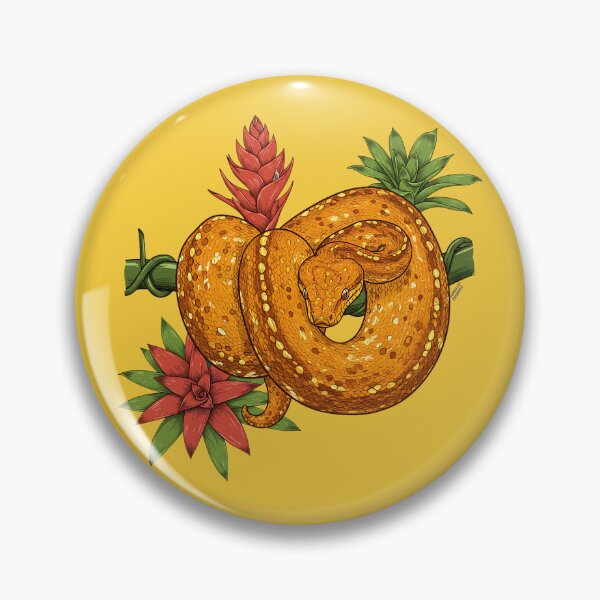 Item preview, Amazon Tree Boa with Jungle Bromeliads designed and sold by BirdsnStuff.