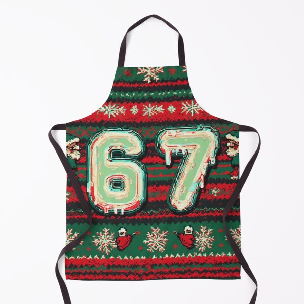 Item preview, Retro Pixel 67 Christmas | 8-Bit Six Seven Meme Ugly Xmas Sweater | Vintage Gaming Holiday Apparel & Gifts designed and sold by David R Sawin The Architects Of Eden.