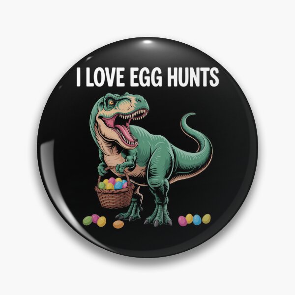 Item preview, I Love Egg Hunts Easter Day Dinosaur T Rex designed and sold by DentistLegal.