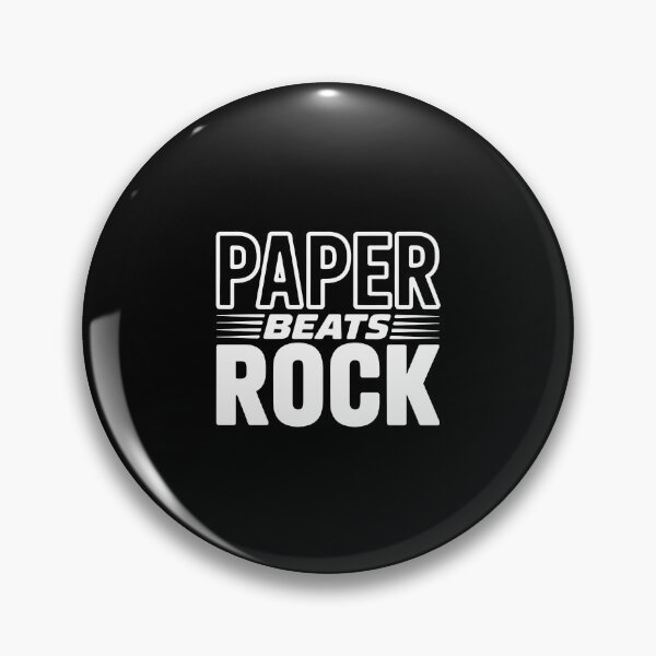 Item preview, paper beats rock  designed and sold by marshallamy10.