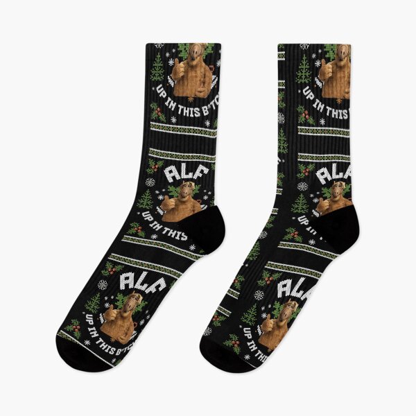 Item preview, ALF up in this b*tch - ugly Christmas design designed and sold by Primotees.