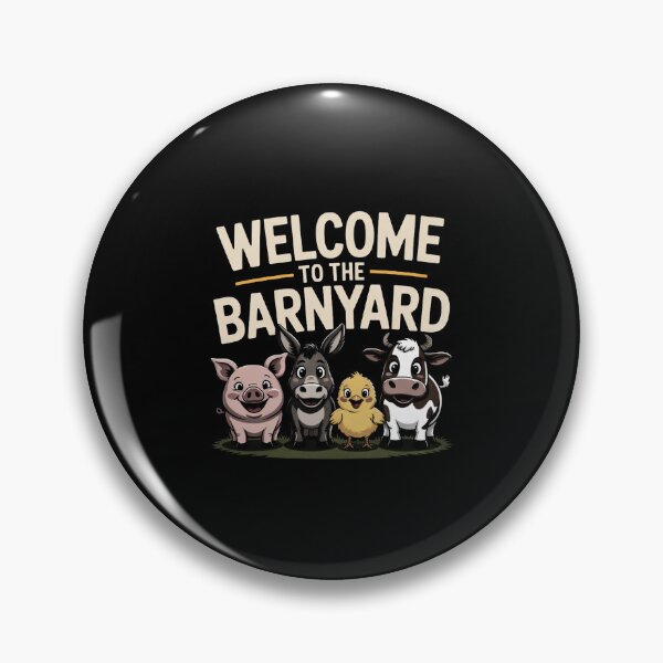 Item preview, Welcome To The Barnyard Farmer Cute Animals Farm designed and sold by RustsyMin.