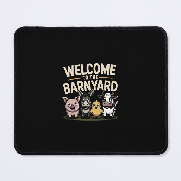 Item preview, Welcome To The Barnyard Farmer Cute Animals Farm designed and sold by RustsyMin.