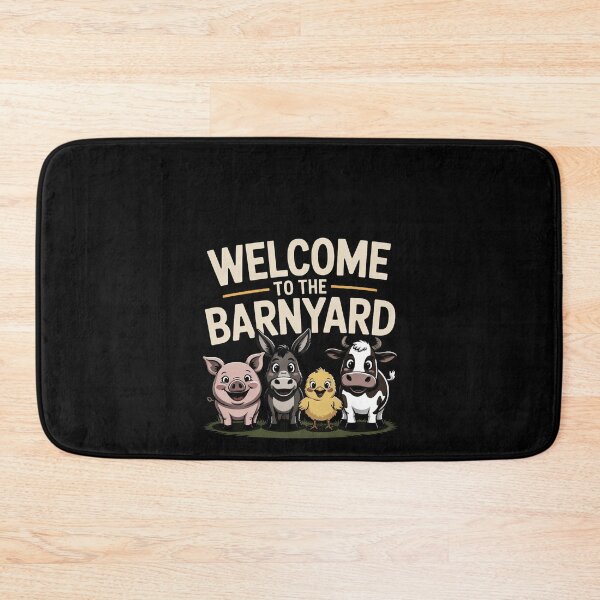 Item preview, Welcome To The Barnyard Farmer Cute Animals Farm designed and sold by RustsyMin.