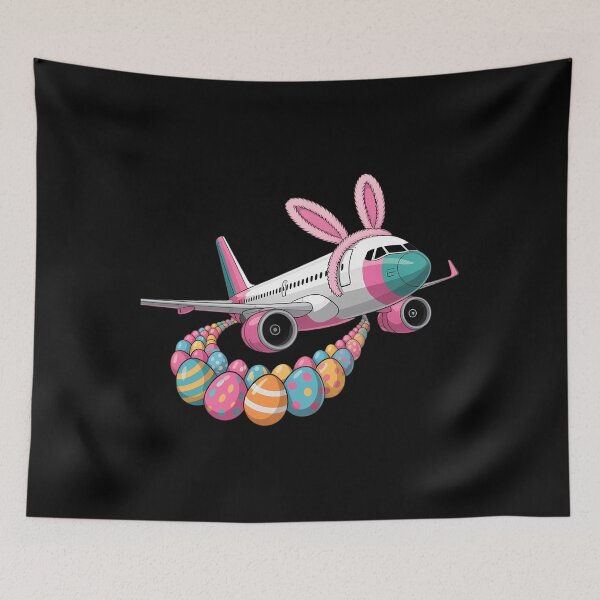Item preview, Bunny Airplane Easter Egg Easter Airplane designed and sold by DentistLegal.