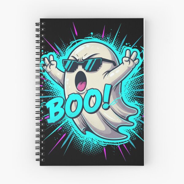 Item preview, Cool Ghost with “BOO” Shout designed and sold by Sauartsy.