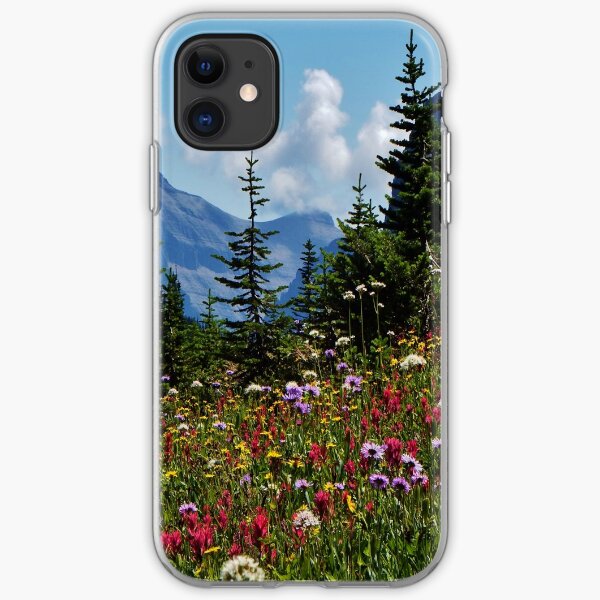 Mountain Wildflowers iPhone Soft Case