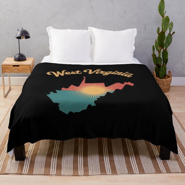 Artikelvorschau, USA West Virginia Staatskarte Flagge Souvenir Männer Frauen entworfen und verkauft von RustsyMin.