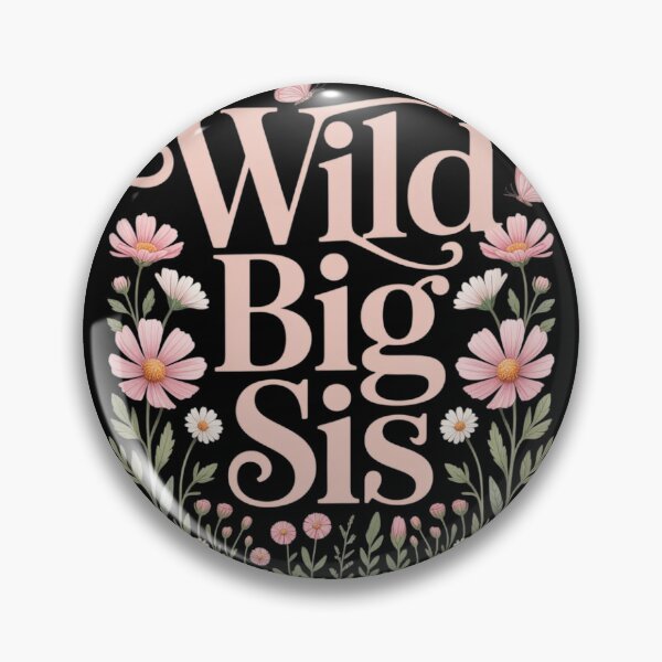 Item preview, Wild Big Sis Wildflower Watercolor Floral 1st Birthday  designed and sold by MyzoToyota.