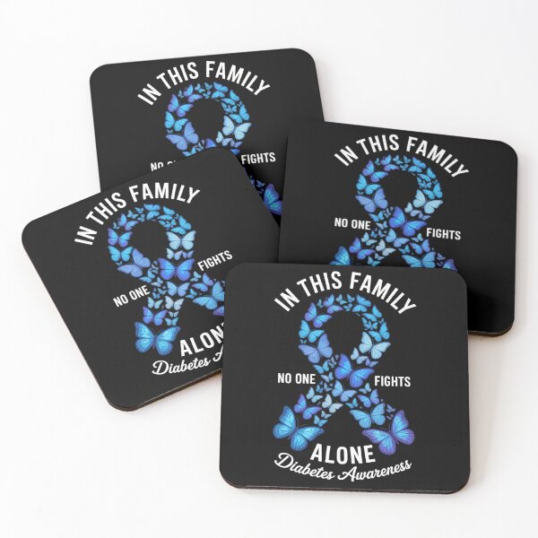 Item preview, Diabetes Awareness Family Support Ribbon Butterflies designed and sold by cosmicncozyS.