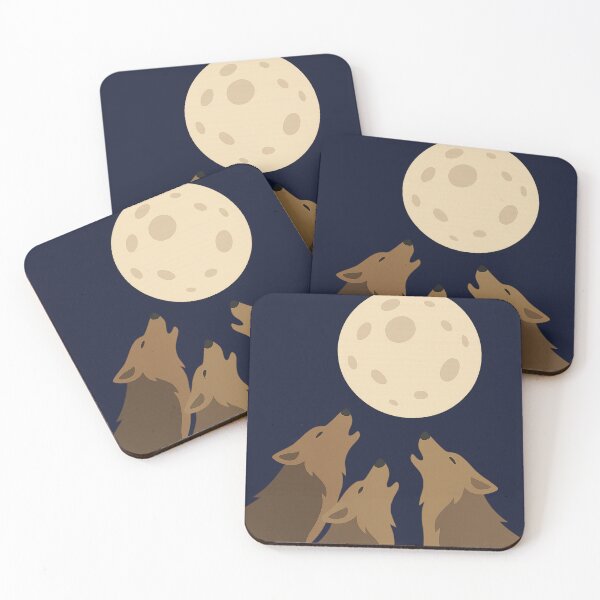 Item preview, Wolf howling at the moon shirt designed and sold by Lowgik.
