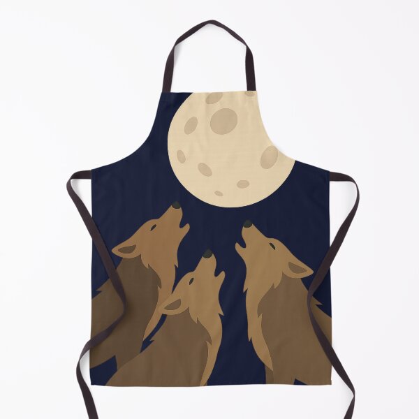 Item preview, Wolf howling at the moon shirt designed and sold by Lowgik.